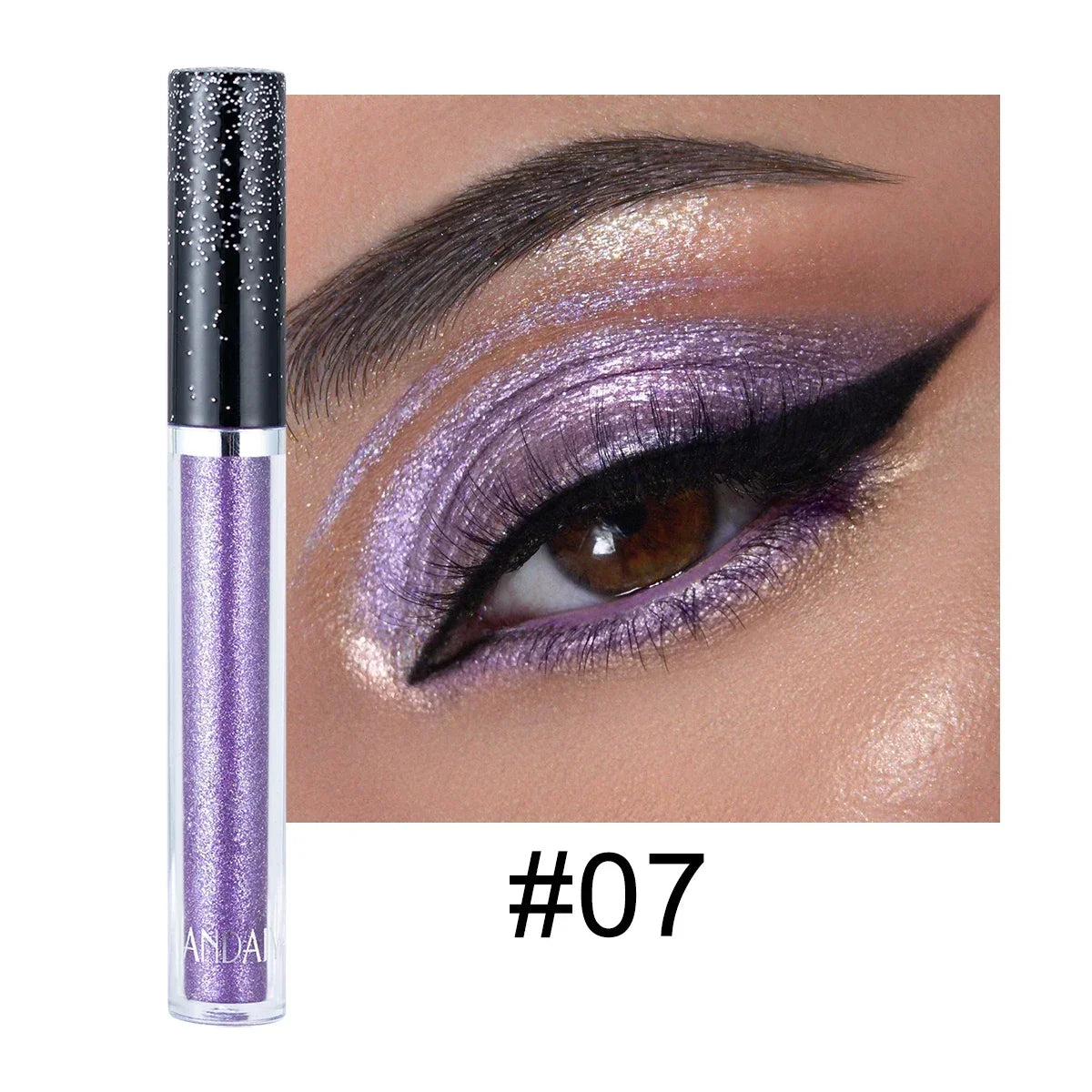 Sombra Líquida Metálica Diamante Brilhante – Ilumine Seu Olhar com Glamour
