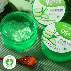 Hidratante Facial Gel de Aloe Vera 300g – Multiuso para Hidratação e Reparação da Pele [COMPRE 1 E LEVE 2]