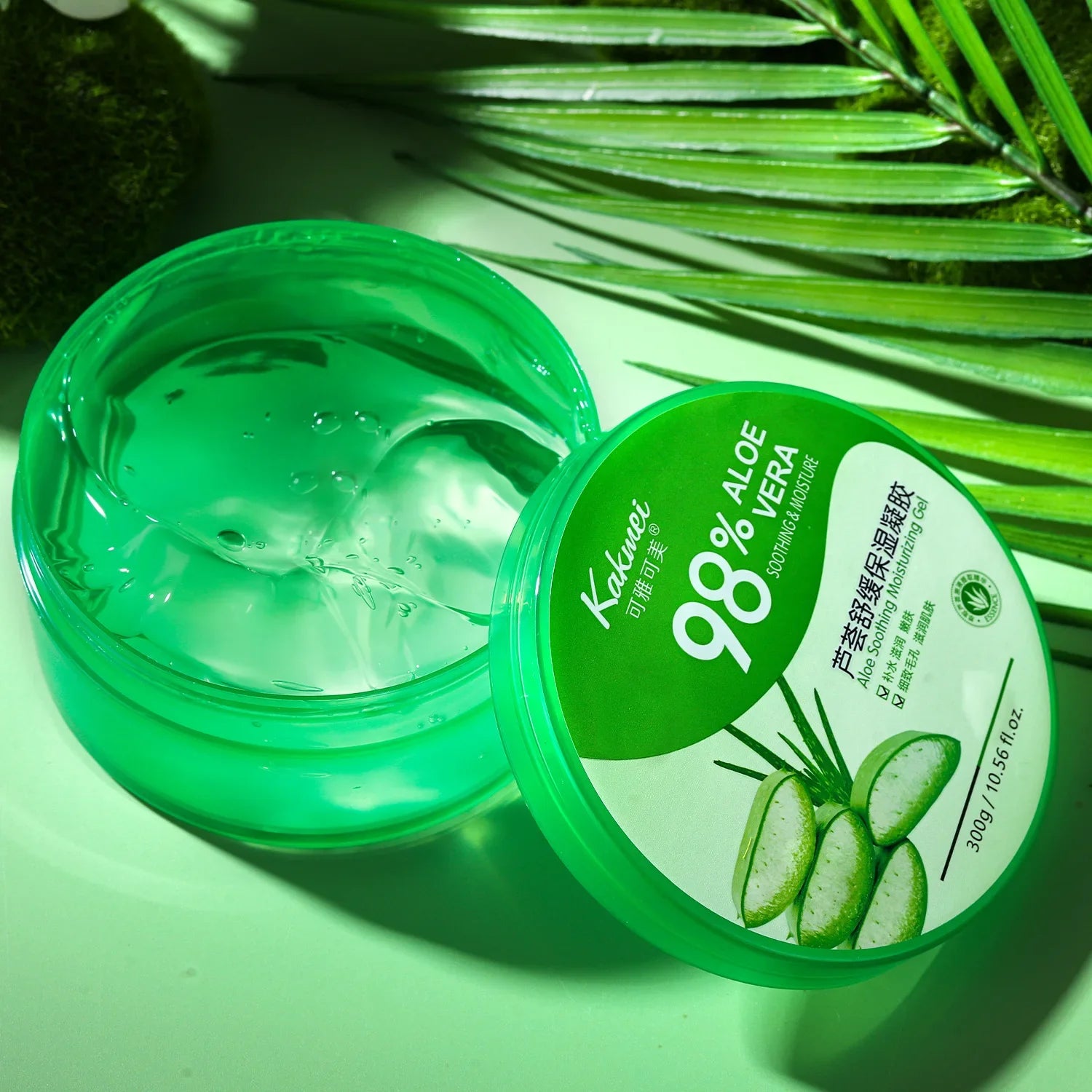 Hidratante Facial Gel de Aloe Vera 300g – Multiuso para Hidratação e Reparação da Pele [COMPRE 1 E LEVE 2]